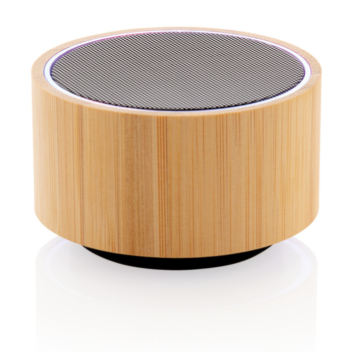 Enceinte en bambou Couleur:Noir