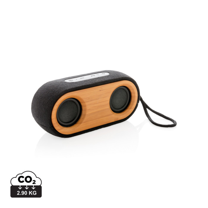 Double enceinte Bamboo X Couleur:Noir