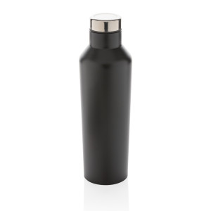 Bouteille isotherme en acier inoxydable au design moderne Couleur:Noir