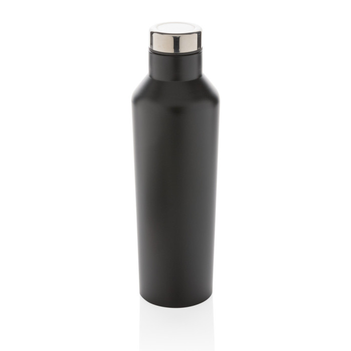 Bouteille isotherme en acier inoxydable au design moderne Couleur:Noir