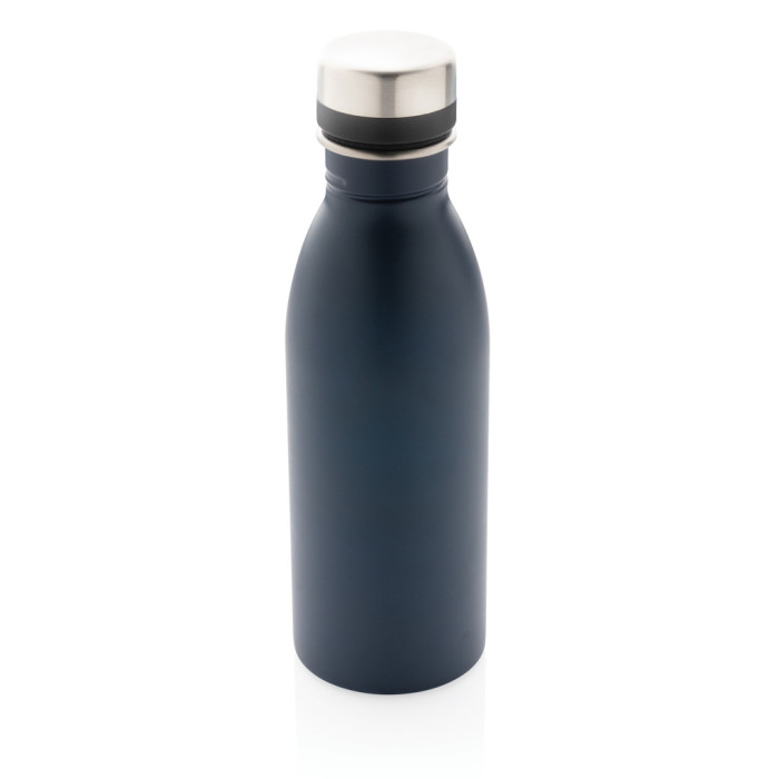 Bouteille d’eau 500ml en acier inoxydable recyclé RCS Couleur:Bleu marine