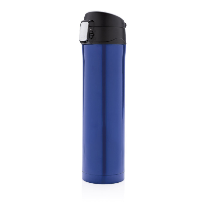 Bouteille 450ml verrouillage facile en plastique recyclé RCS Couleur:Bleu