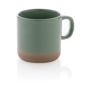 Tasse en céramique émaillée Couleur:Vert