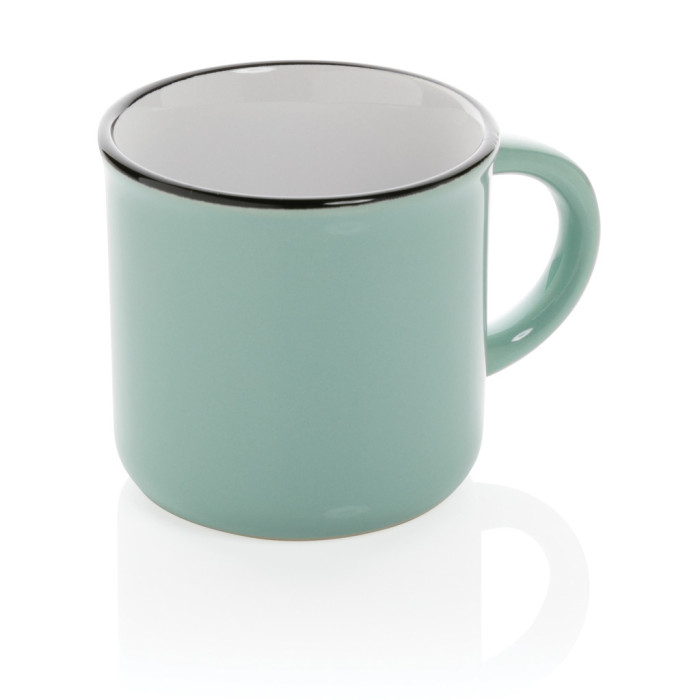 Mug céramique vintage Couleur:Vert