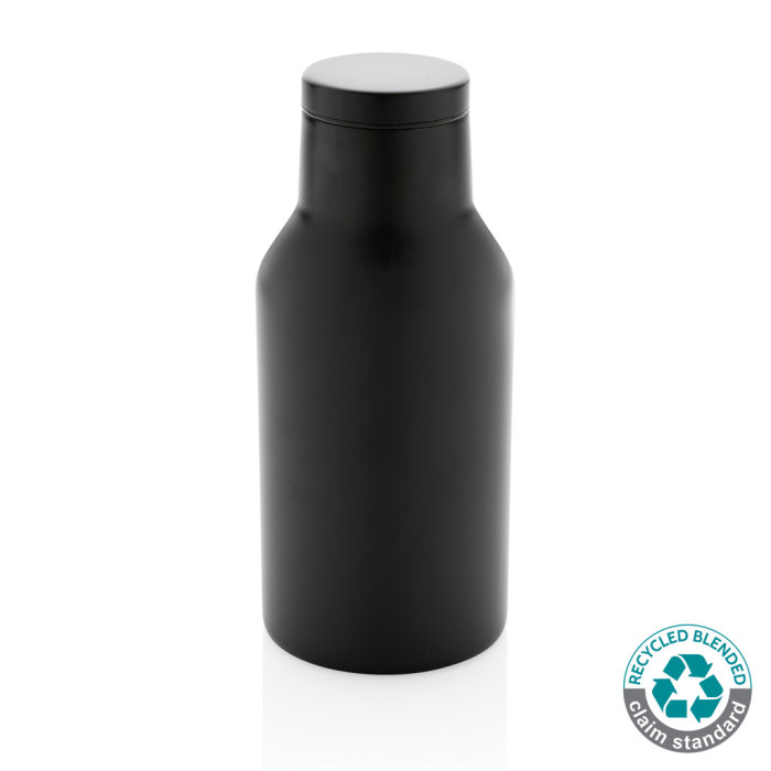 Bouteille isotherme compacte 300ml en acier inoxydable recyc Couleur:Noir