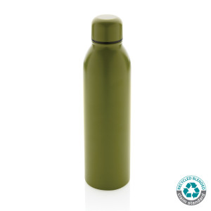 Bouteille isotherme 500ml en acier inoxydable recyclé RCS Couleur:Vert