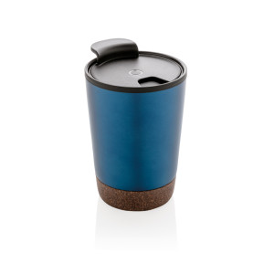 Mug avec finition liège Couleur:Bleu