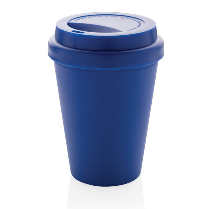 Mug en PP recyclable à double paroi 300ml Couleur:Bleu