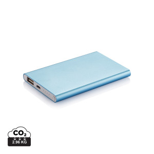 Batterie de secours plate 4000mAh Couleur:Bleu