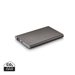 Batterie de secours plate 4000mAh Couleur:Gris anthracite 