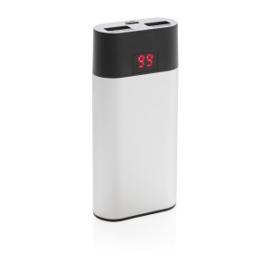 Batterie de secours 4000 mAh avec affichage LED Couleur:Argent