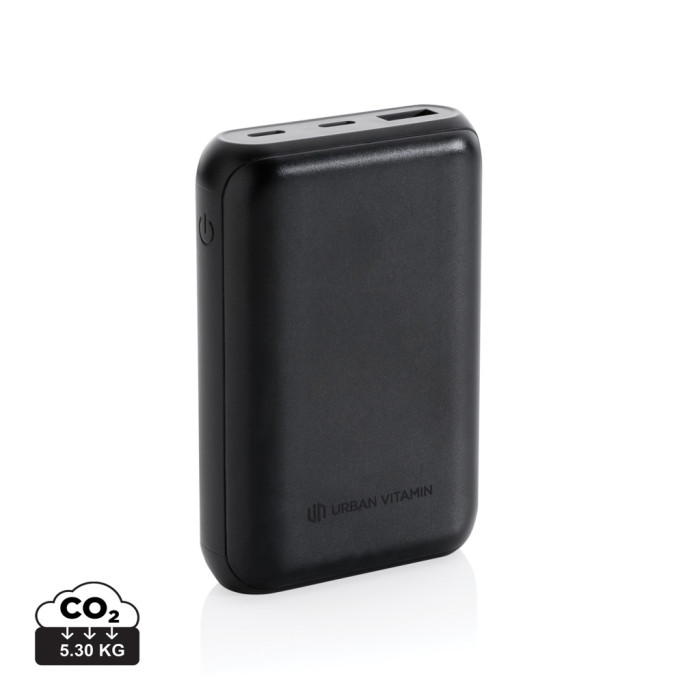 Powerbank 10.000 mAh 18W PD Urban Vitamin Alameda Couleur:Noir