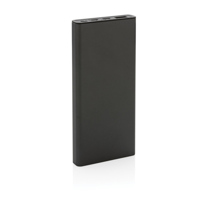 Powerbank 10.000 mAh et 18W en aluminium recyclé Terra RCS Couleur:Gris