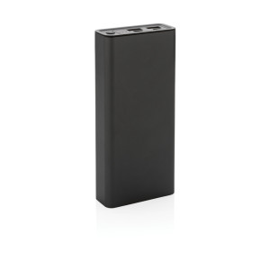 Powerbank 20.000 mAh et 20W en aluminium recyclé RCS Terra Couleur:Gris