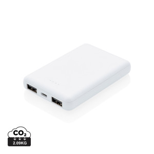 Batterie de secours 5000 mAh antimicrobienne Couleur:Blanc