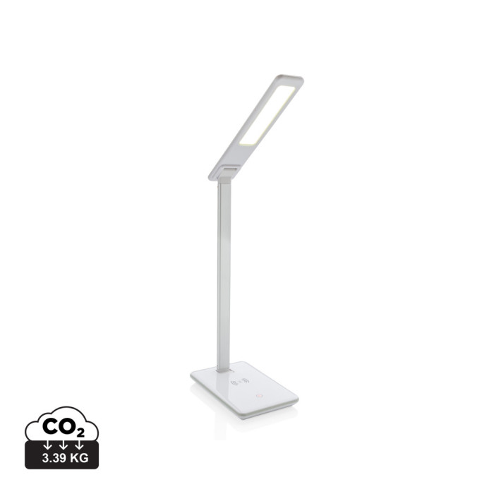 Lampe de bureau avec chargeur à induction 5W Couleur:Blanc