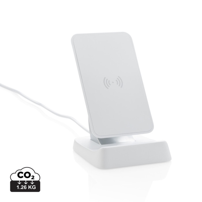 Support téléphone à induction 10W Couleur:Blanc