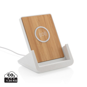 Support téléphone avec chargeur à induction 5W Ontario Couleur:Blanc