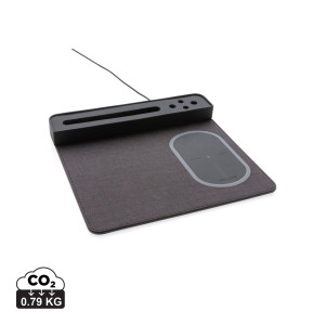 Tapis de souris Air avec chargeur à induction 5W Couleur:Noir