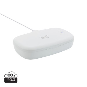 Boîte de stérilisation UV-C avec chargeur sans fil 5W Couleur:Blanc