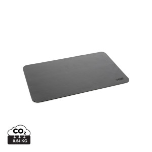 Swiss Peak Tapis de souris en PU recyclé GRS Couleur:Noir