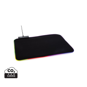 Tapis de souris gaming RGB Couleur:Noir