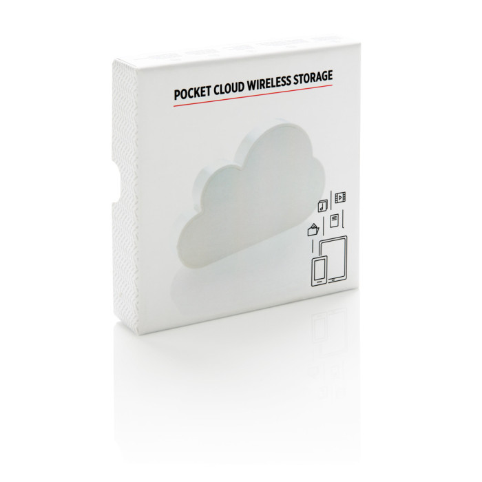 Disque dur "Cloud" de poche sans fil Couleur:Blanc