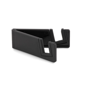 Support téléphone bambou/ABS    Couleur:Noir