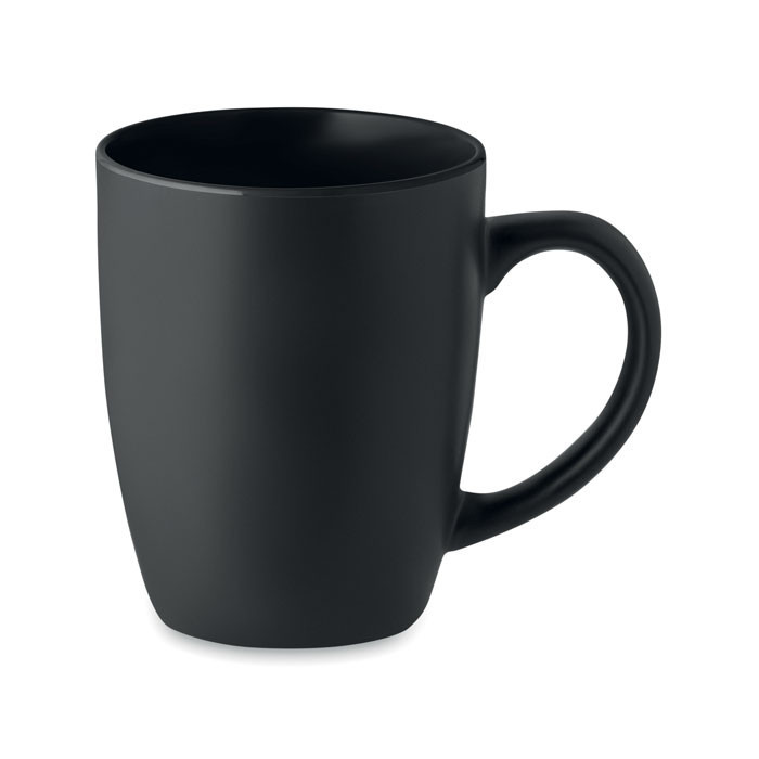 Two tone ceramic mug 290 ml     Couleur:Noir