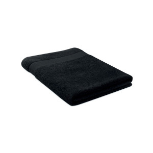 Serviette coton bio 180x100     Couleur:Noir