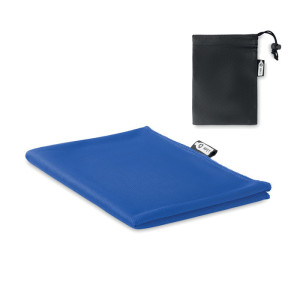 Serviette de sport en RPET      Couleur:Bleu Royal