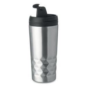 Tasse double paroi 280 ml       Couleur:Argent