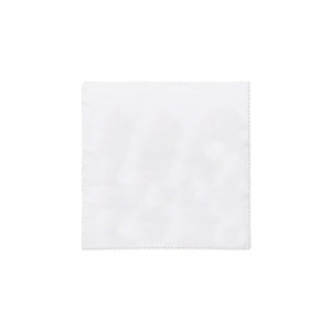 Lingette en RPET 13x13cm        Couleur:Blanc