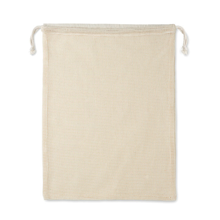 Sac réutilisable filet coton    Couleur:Beige