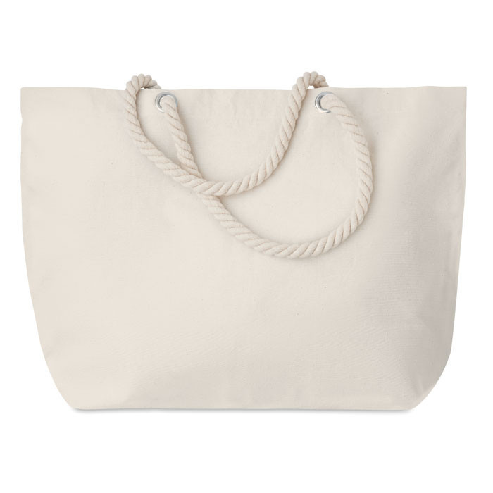 Sac de plage  anses en corde    Couleur:Beige