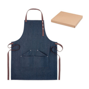 Tablier en denim 240 gr/m²      Couleur:Bleu