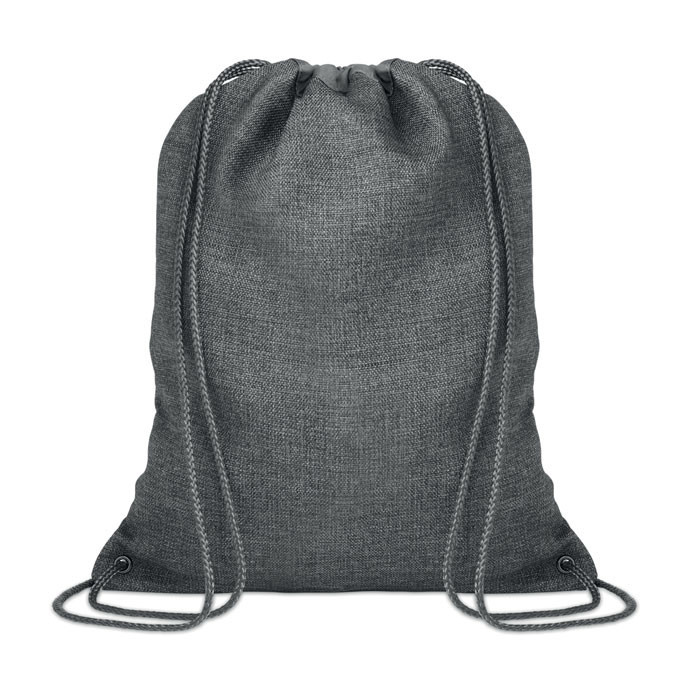 Sac à cordon chiné              Couleur:Gris