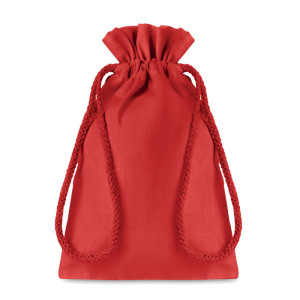 Petit sac en coton              Couleur:Rouge