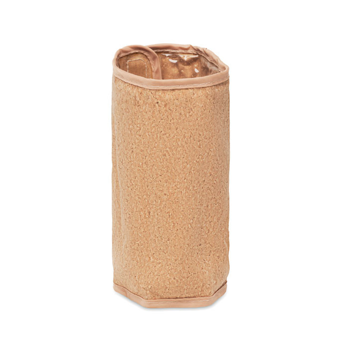 Soft wine cooler in cork wrap   Couleur:Beige