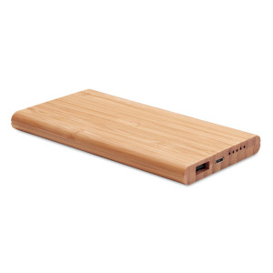 Powerbank/chargeur en bambou    Couleur:Bois