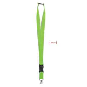 Lanyard crochet métal 25mm      Couleur:Vert citron