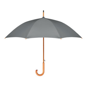 Parapluie 23,5'' RPET pongé     Couleur:Gris