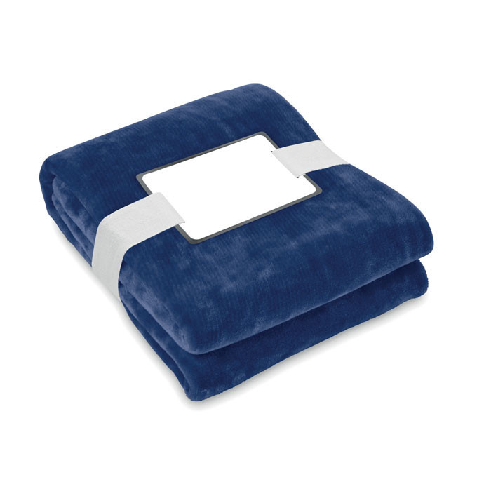 RPET fleece blanket 280 gr/m²   Couleur:Bleu