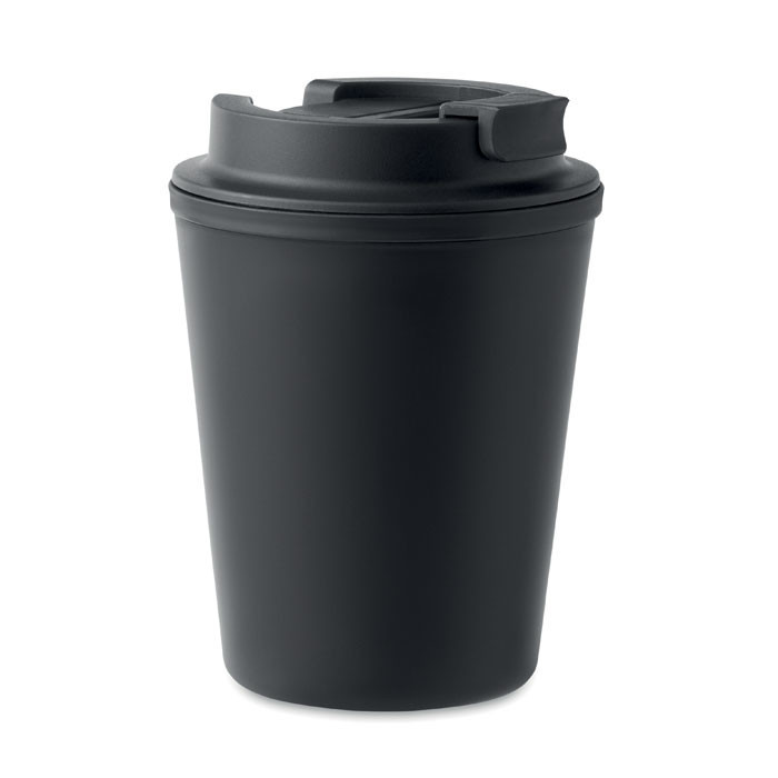 Recycled PP tumbler 300 ml      Couleur:Noir