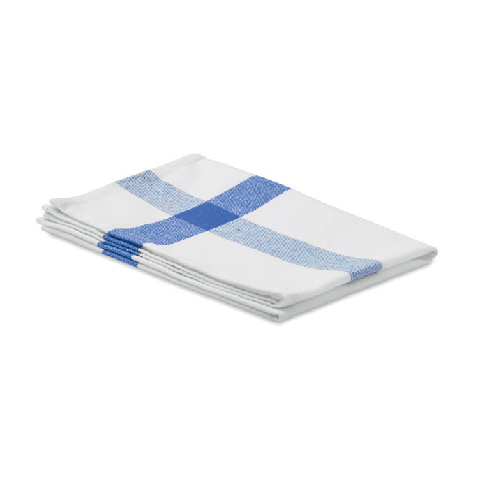 Recycled fabric kitchen towel   Couleur:Bleu