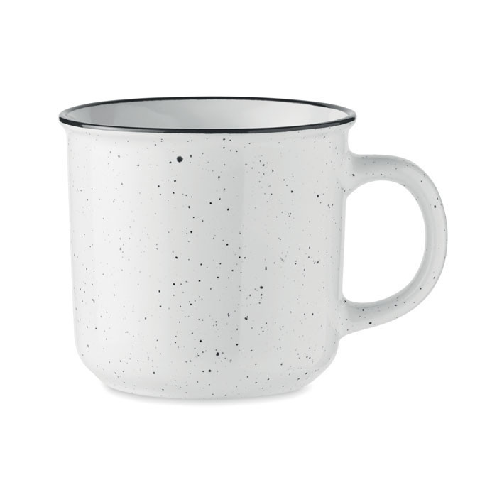 Mug vintage en céramique 400 ml Couleur:Blanc