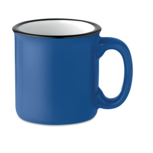 Mug vintage céramique 240 ml    Couleur:Bleu Royal