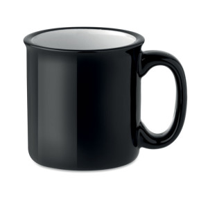 Mug vintage céramique 240 ml    Couleur:Noir