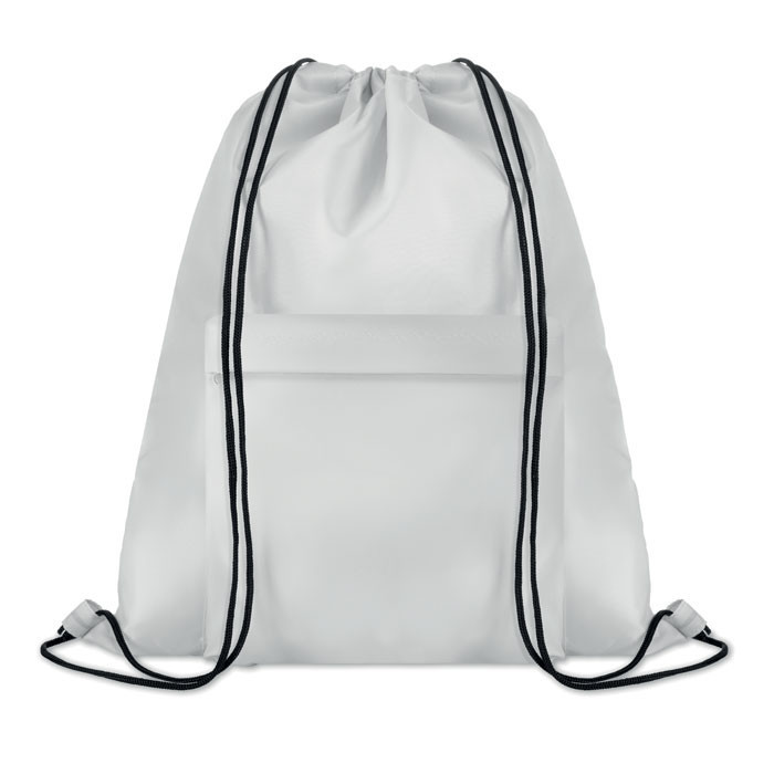 Grand sac cordelette 210D       Couleur:Blanc