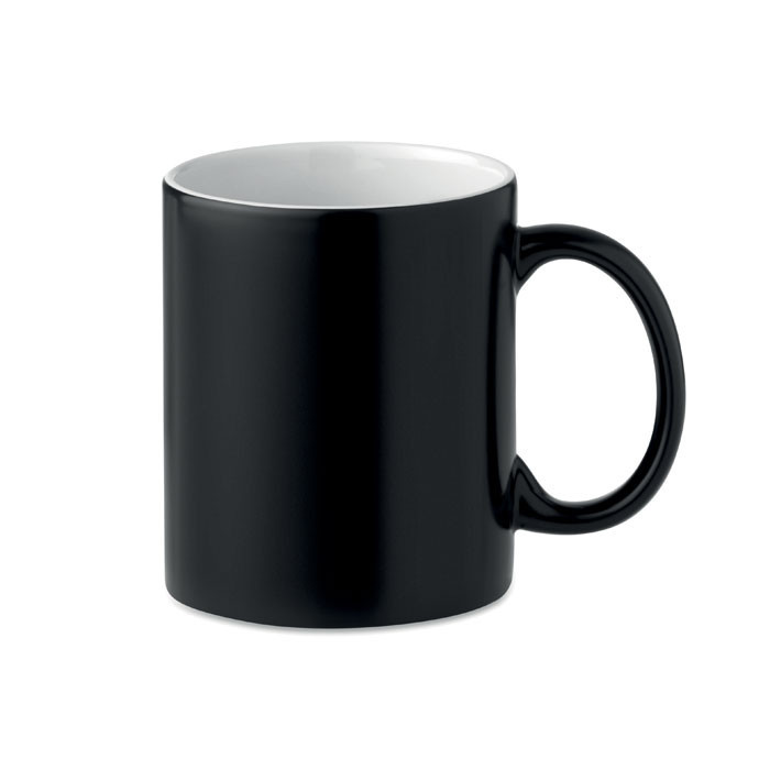 Mug noir sublimation 300ml      Couleur:Noir